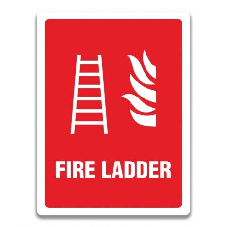 FIRE LADDER SIGN