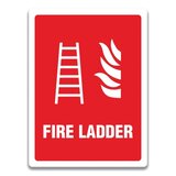 FIRE LADDER SIGN